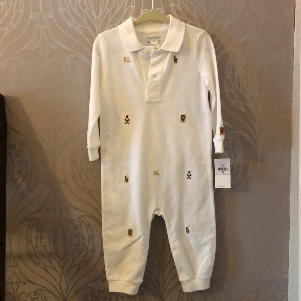 Ralph Lauren baby all in one jumper onesie